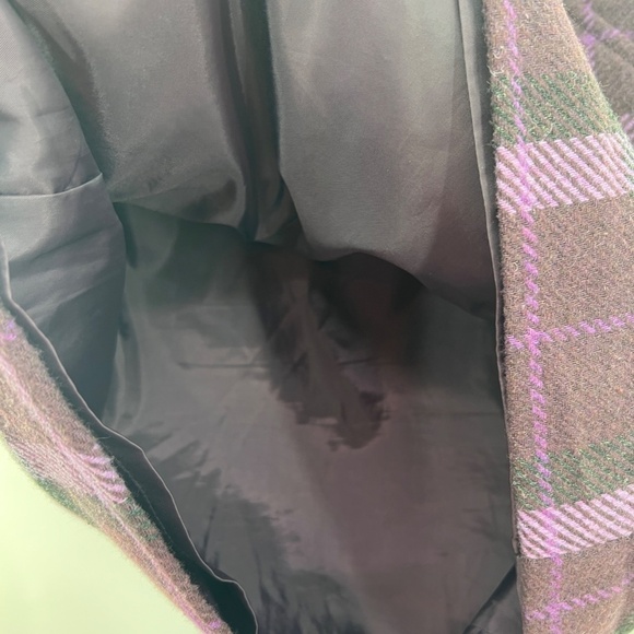 Loft Tweed Purple Skirt Size 4P - Picture 6 of 7